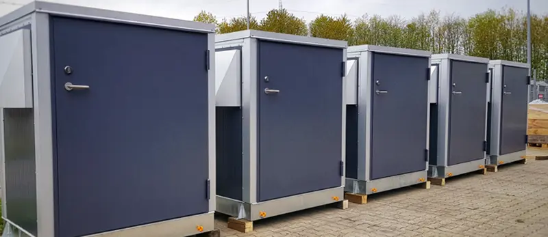 Fireproof outdoor cabinet from Energy Cool